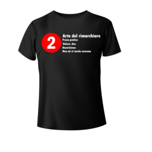 Maglietta "Arte del rimorchiare"
